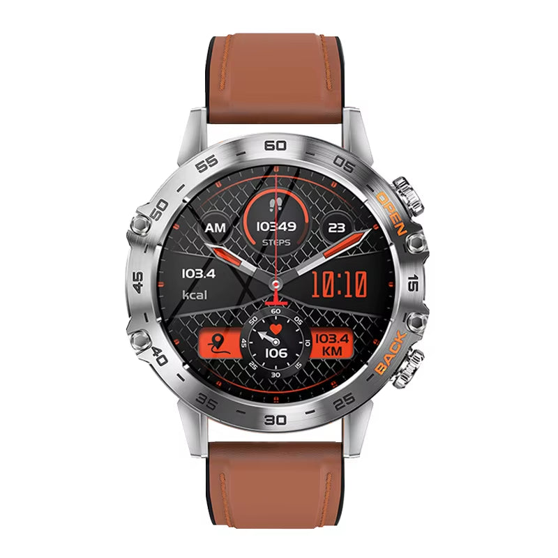 Smart Watch K52 Bluetooth Call 1.39Inch IPS Big Screen 400Mah Long Standby Health Monitoring Outdoor Sport Men Women Smartwatch