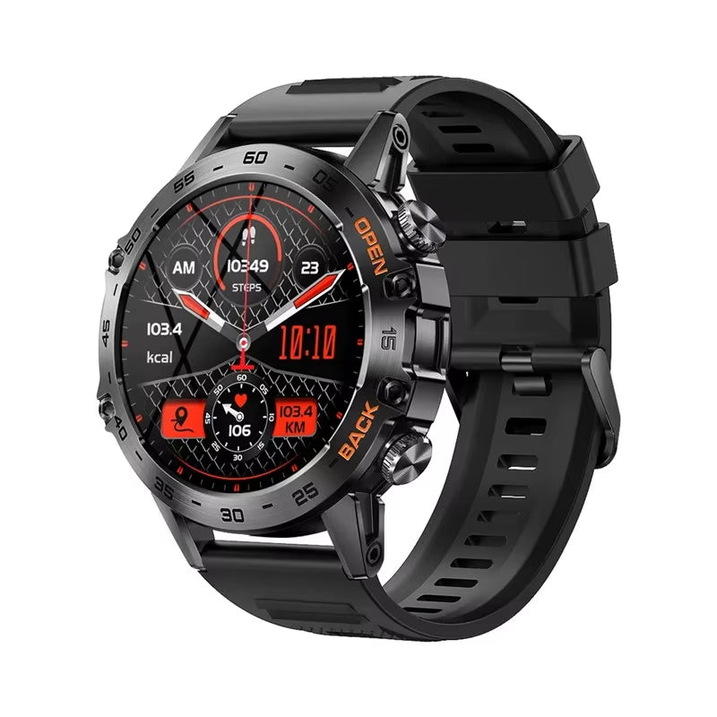 Smart Watch K52 Bluetooth Call 1.39Inch IPS Big Screen 400Mah Long Standby Health Monitoring Outdoor Sport Men Women Smartwatch