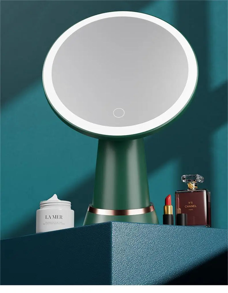 Cosmetic Mirror with Lights 3 Colours LED Cosmetic Mirror Light Rechargeable Stand Light Beauty Cosmetic Light Touch Control